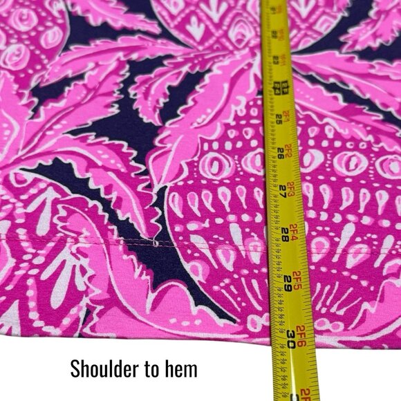 Lilly Pulitzer UPF 50+ Sophie Pineapple Print Dress Coastal Vacation Resort XS - Picture 9 of 9
